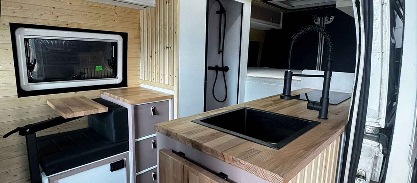ARTISAN Campervan Kitchen Interior